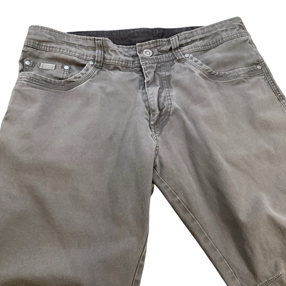 Kuhl Men’s Kanvus Jeans Grey Color Style 5114 36x29 Outdoor Work Patina Dye - Picture 2 of 13